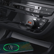 Автомобільний зарядний пристрій ACEFAST B12 60W (USB-A+USB-C) dual-port car charger Black (6974316282914)