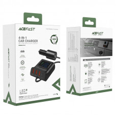 Автомобільний зарядний пристрій ACEFAST B8 digital display car HUB charger (6974316281078)