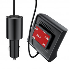 Автомобільний зарядний пристрій ACEFAST B8 digital display car HUB charger (6974316281078)