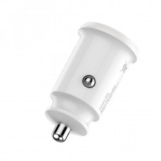 Автомобільний зарядний пристрій BOROFONE BZ8 MaxRide Dual Port Car Charger White (6957531088486)