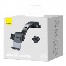 Автотримач для телефона Baseus Easy Control Clamp Car Mount Holder (A Set) Black (SUYK000001)
