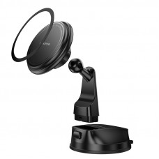 Автотримач для телефона BOROFONE BH136 Parker ring magnetic car holder(center console) Black (6941991121418)