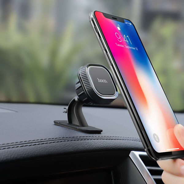 Автотримач для телефона HOCO CA53 Intelligent dashboard in-car holder Black+Gray