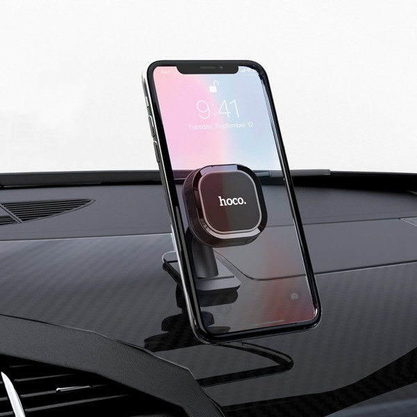 Автотримач для телефона HOCO CA53 Intelligent dashboard in-car holder Black+Gray