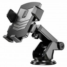 Автотримач для телефона HOCO CA83 David one-button center console car holder Чорний