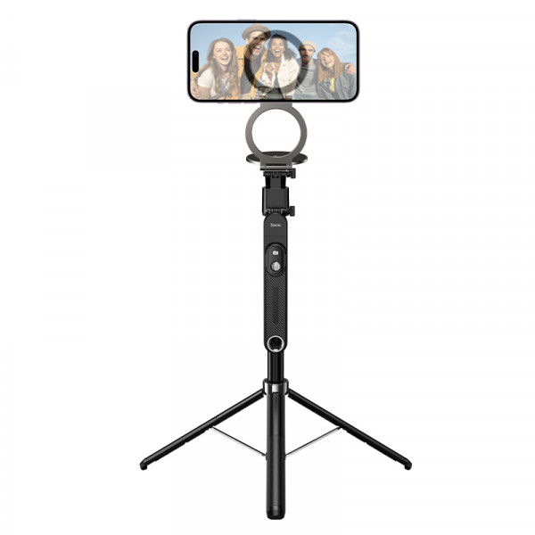 Автотримач для телефона HOCO H102 Whale magnetic ring holder(multi-scene) Metal Grey (6942007674478)