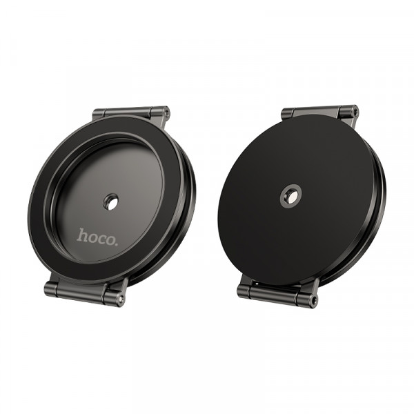 Автотримач для телефона HOCO H102 Whale magnetic ring holder(multi-scene) Metal Grey (6942007674478)
