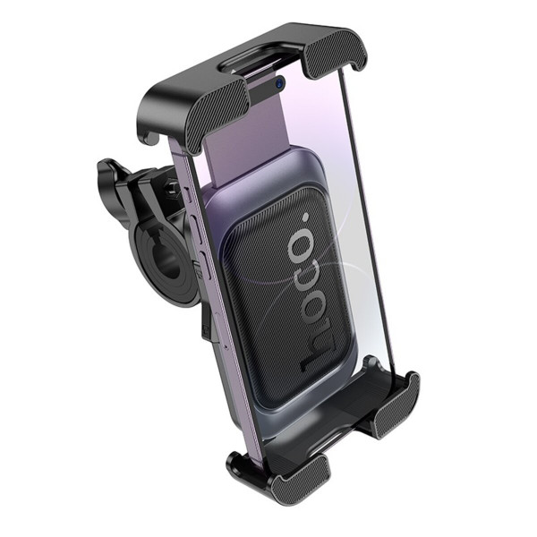 Автотримач для телефона HOCO H82 Vista bicycle Motorcycle Universal holder Black Metal Gray