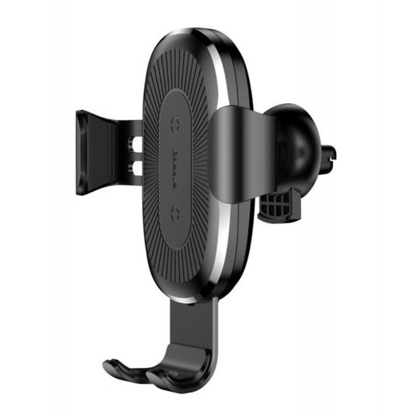 Автотримач для телефона з БЗП Baseus Wireless Charger Holder Black