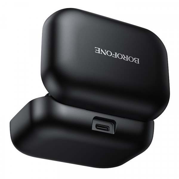 Бездротова мікрофонна система BOROFONE BFK17 Lemai wireless microphone Type-C Black (6941991127038)