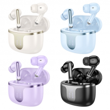 Бездротові навушники HOCO EQ10 Harmony true wireless BT headset Milky White (6942007618687)