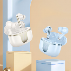 Бездротові навушники HOCO EQ10 Harmony true wireless BT headset Milky White (6942007618687)