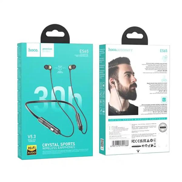 Бездротові навушники HOCO ES65 Dream sports BT earphones Black