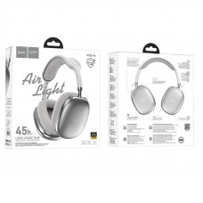Бездротові навушники HOCO W35 Air Triumph BT headset Silver (6942007616348)