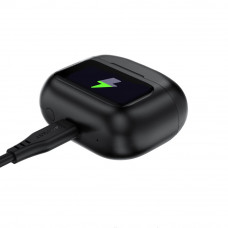 Бездротові навушники TWS ACEFAST W6 smart screen,ENC, IPX4, Black (6974316285687)