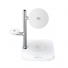 Бездротовий зарядний пристрій ACEFAST E39 desktop 4-in-1 wireless charging holder White (6974316286110)