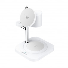 Бездротовий зарядний пристрій ACEFAST E39 desktop 4-in-1 wireless charging holder White (6974316286110)