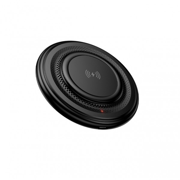 Бездротовий зарядний пристрій BOROFONE BQ40 Crown desktop wireless fast charger Black (6941991123740)