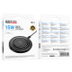 Бездротовий зарядний пристрій BOROFONE BQ40 Crown desktop wireless fast charger Black (6941991123740)