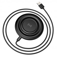 Бездротовий зарядний пристрій BOROFONE BQ40 Crown desktop wireless fast charger Black (6941991123740)