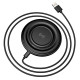 Бездротовий зарядний пристрій BOROFONE BQ40 Crown desktop wireless fast charger Black (6941991123740)