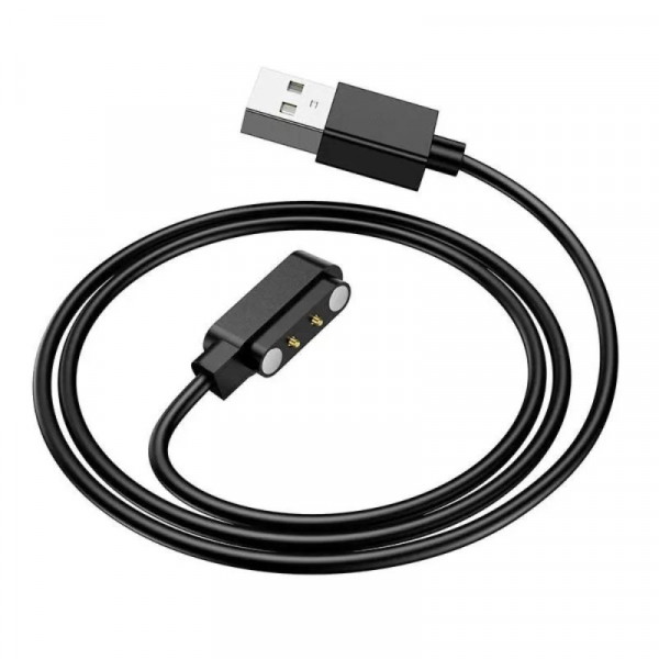 Бездротовий зарядний пристрій для смарт-годинника HOCO Y34/Y37/Y41 Smart sports watch charging cable Black (6942007662727)