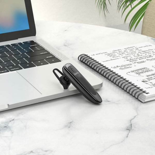 Bluetooth гарнітура HOCO E60 Brightness business BT headset Чорний