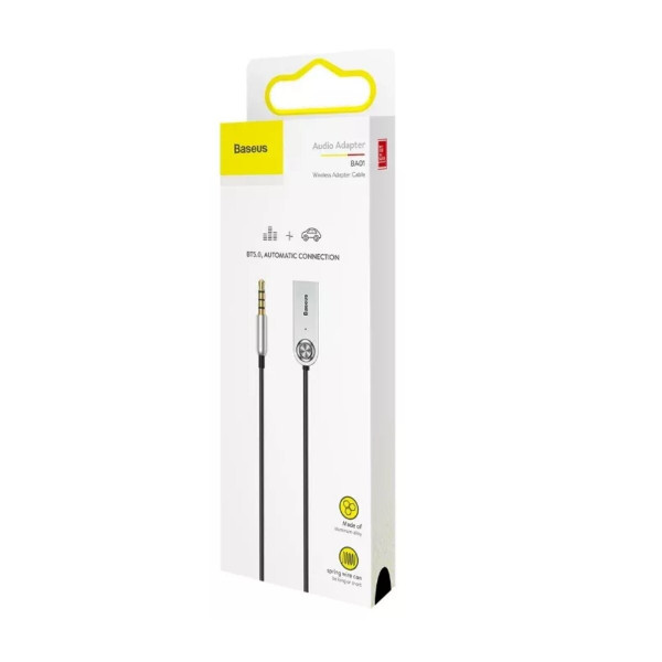 Bluetooth ресивер Baseus BA01 USB Wireless adapter cable Black