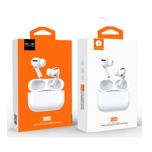 Bluetooth стерео гарнитура WUW-R193 білий