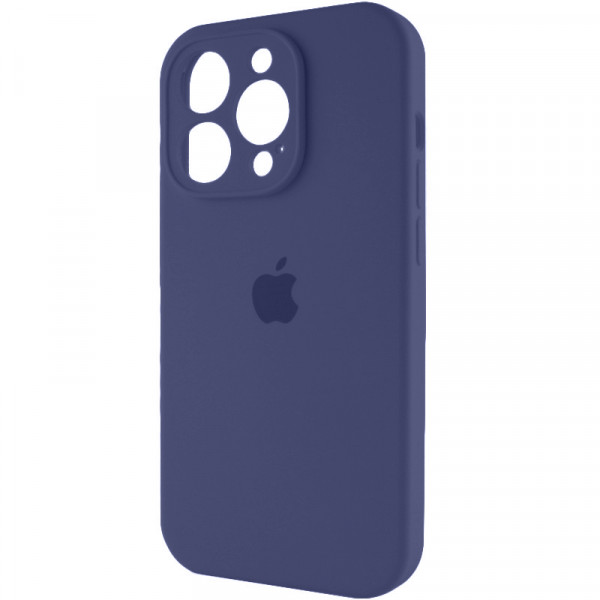 Чохол для смартфона Silicone Full Case AA Camera Protect for Apple iPhone 14 Pro 7,Dark Блакитний