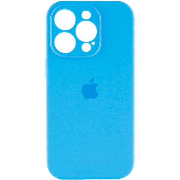 Чохол для смартфона Silicone Full Case AA Camera Protect for Apple iPhone 15 Pro 44,Light Блакитний