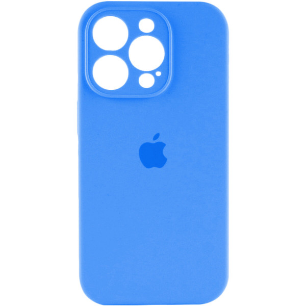 Чохол для смартфона Silicone Full Case AA Camera Protect for Apple iPhone 15 Pro Max 38,Surf Блакитний