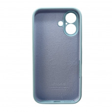 Чохол для смартфона Silicone Full Case AA Camera Protect for Apple iPhone 16 27,Mist Блакитний