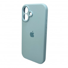 Чохол для смартфона Silicone Full Case AA Camera Protect for Apple iPhone 16 27,Mist Блакитний