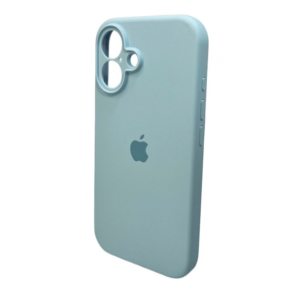 Чохол для смартфона Silicone Full Case AA Camera Protect for Apple iPhone 16 27,Mist Блакитний