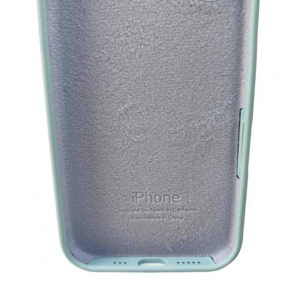 Чохол для смартфона Silicone Full Case AA Camera Protect for Apple iPhone 16 27,Mist Блакитний