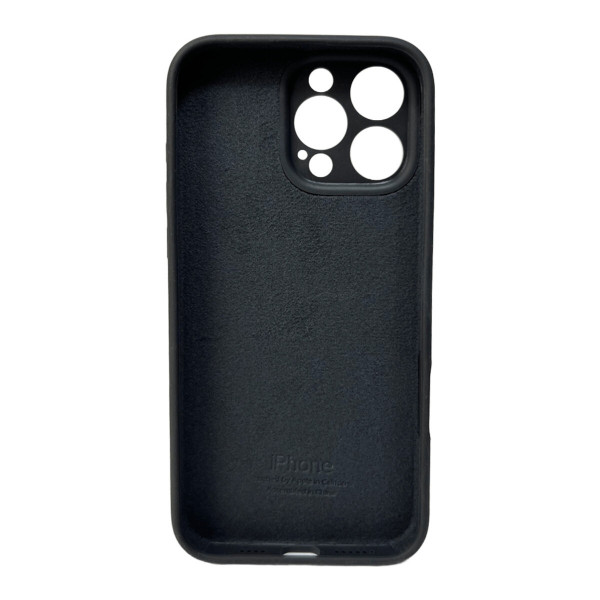 Чохол для смартфона Silicone Full Case AA Camera Protect for Apple iPhone 16 Pro Max 12,Dark Grey