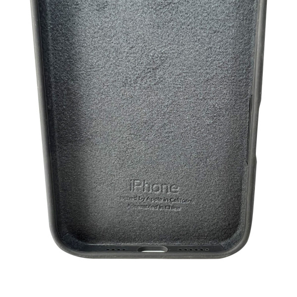 Чохол для смартфона Silicone Full Case AA Camera Protect for Apple iPhone 16 Pro Max 12,Dark Grey