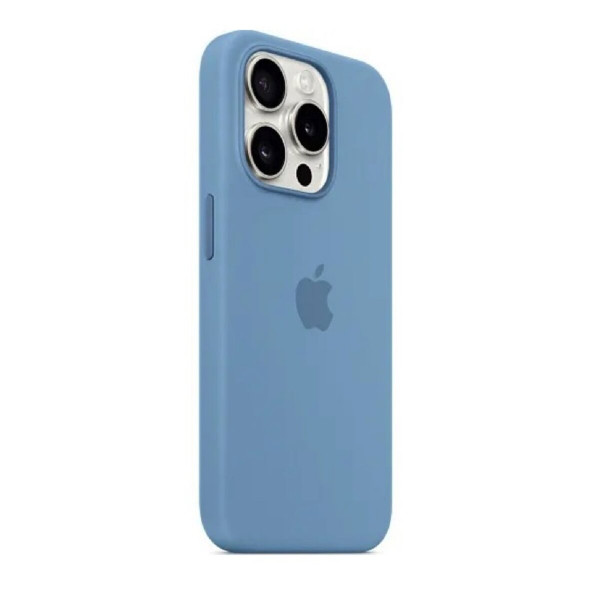 Чохол для смартфона Silicone Full Case AAA MagSafe IC for iPhone 15 Pro Max Блакитний