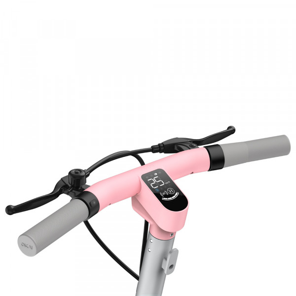 Електросамокат з сидінням OKAI Ceetle PRO EA10C Pink 10', 350(900)W, 25Km/h, 10.4Ah, 55Km, 20%, NFC, App.29kg