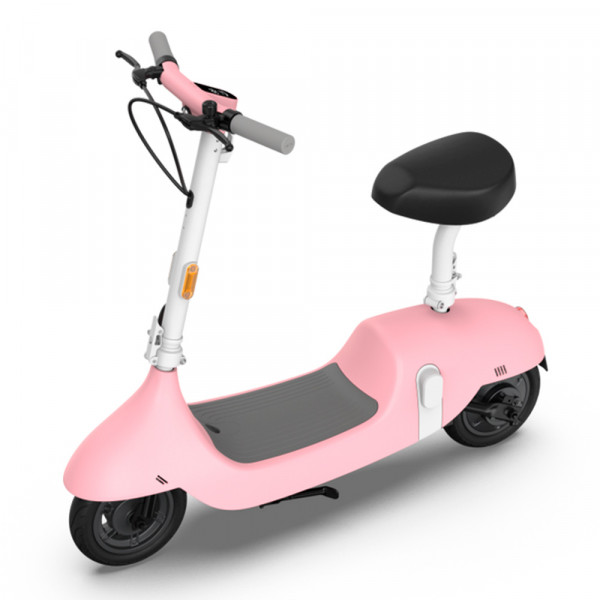 Електросамокат з сидінням OKAI Ceetle PRO EA10C Pink 10', 350(900)W, 25Km/h, 10.4Ah, 55Km, 20%, NFC, App.29kg