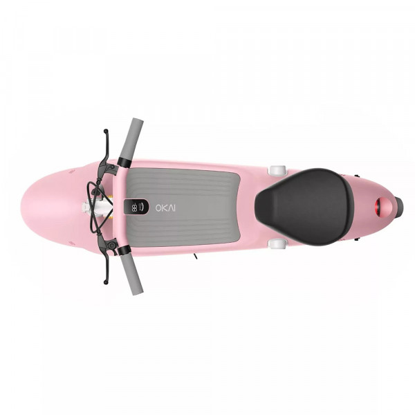 Електросамокат з сидінням OKAI Ceetle PRO EA10C Pink 10', 350(900)W, 25Km/h, 10.4Ah, 55Km, 20%, NFC, App.29kg