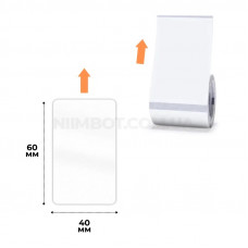Етикетки NIIMBOT TT40*60-125 Transparent For B1/B21/B3S (A2G88318501)