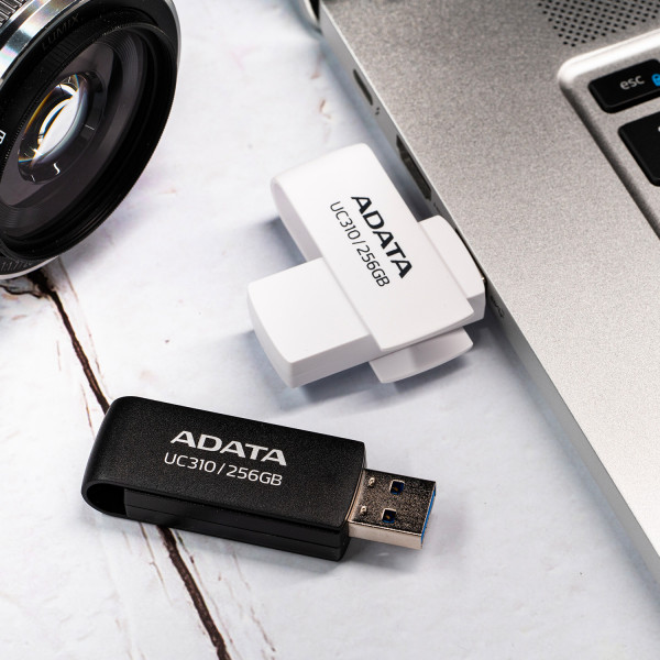 Флеш-накопичувач ADATA USB 3.2 UC310 256Gb Black (UC310-256G-RBK)