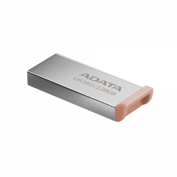 Флеш-накопичувач ADATA USB 3.2 UR 350 128Gb Silver/Beige (UR350-128G-RSR/BG)