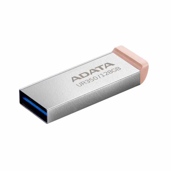 Флеш-накопичувач ADATA USB 3.2 UR 350 128Gb Silver/Beige (UR350-128G-RSR/BG)