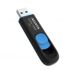 Флеш-накопичувач ADATA USB 3.2 UV 128 32Gb Black/Blue (AUV128-32G-RBE)