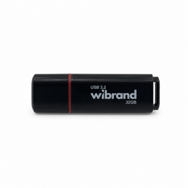 Флеш-накопичувач Wibrand USB 3.2 Gen1 Scarab 32GB Black (WI3.2/SC32P11B)