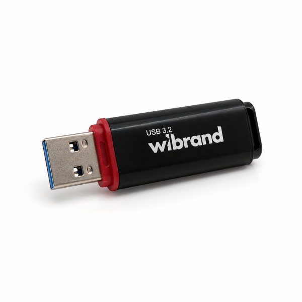 Флеш-накопичувач Wibrand USB 3.2 Gen1 Scarab 32GB Black (WI3.2/SC32P11B)