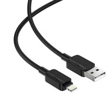 Кабель ACEFAST C26-02 USB-A to L PVC charging data cable Black (6974316287094)
